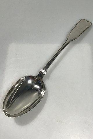 Dobbeltriflet/Old Danish (old) Serving Spoon