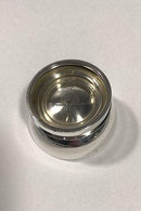 Georg Jensen Silversmiths Ltd Sterling Sølv Pyramide Saltkar No 632 (Blå emalje)