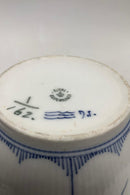 Royal Copenhagen Blauer geriffelter einfacher großer Krug Nr. 162