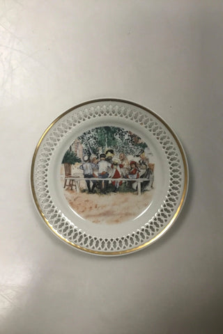Bing & Grøndahl Carl Larsson Platte - Frokost under det store birketræ No. 4502/616
