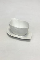 Royal Copenhagen Weiße Halblonde Soßenschüssel