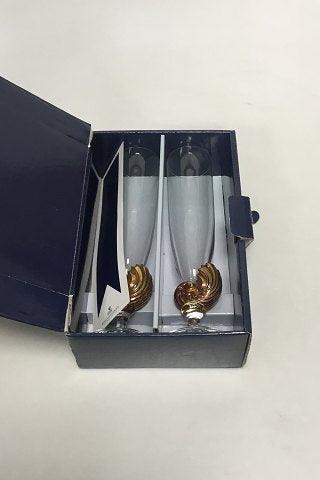 ロイヤル コペンハーゲン シャンパングラス ネプチューン ペア