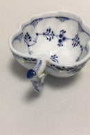 Royal Copenhagen Musselmalet Halvblonde Lille bladformet skål No 553