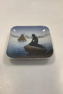 Royal Copenhagen Skål og askebæger No 4090 Langelinie Måler 12,5 cm x 12,5 cm