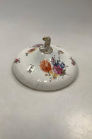 Antik Royal Copenhagen Saksisk Blomst Låg til skål