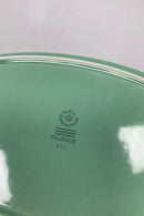 Royal Copenhagen Ursula oval Tallerken i Lysegrøn No 621