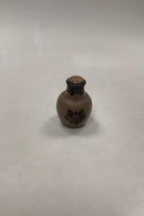 L. Deer Salt / Pepper Box in Ceramic with Flower Decoration