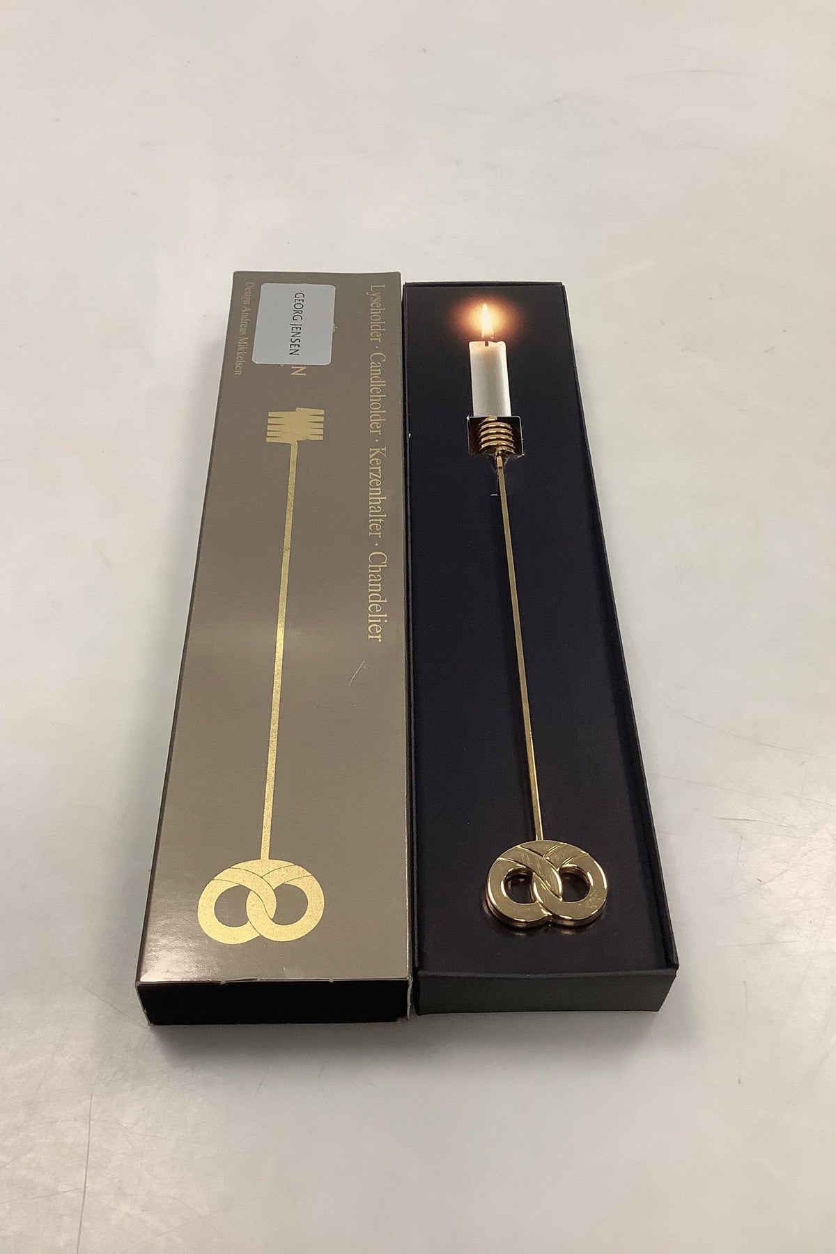 ジョージ ジェンセン ゴールデン クリスマス キャンドルホルダー