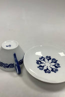 ビング＆グロンダール アール・ヌーボー ブルー＆ホワイト コーヒーカップ