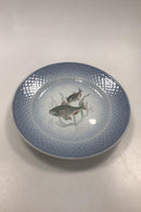 Bing and Grondahl Blue Tone Fish Plate Motif 12 Bream No. 716