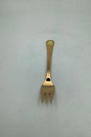 Georg Jensen Annual cake fork 1985 in Gold-plated Sterling Silver with enamel