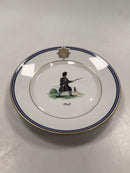 Royal Copenhagen platte uniformer fra Den Kongelige Livgarde 1848