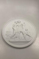 Bertel Thorvaldsen: Bing og Grøndahl bisquit plate Youth and spring