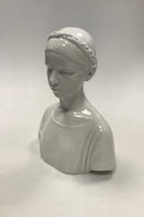 Bing og Grøndahl Buste af Ingeborg Plockross Irminger af Ung Pige No 1675