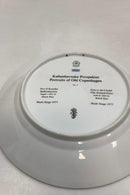 Royal Copenhagen Platte Københavnske Prospekter Kastellet No 5 Mads Stage 1977