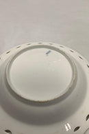 Royal Copenhagen Fuld Saksisk Blomst Gennembrudt dybtallerken Antik