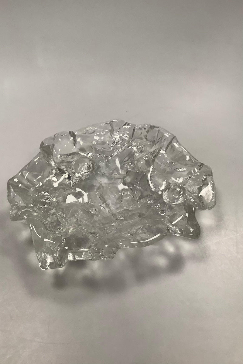 Stor Svensk Glas kunst skål med marine emner