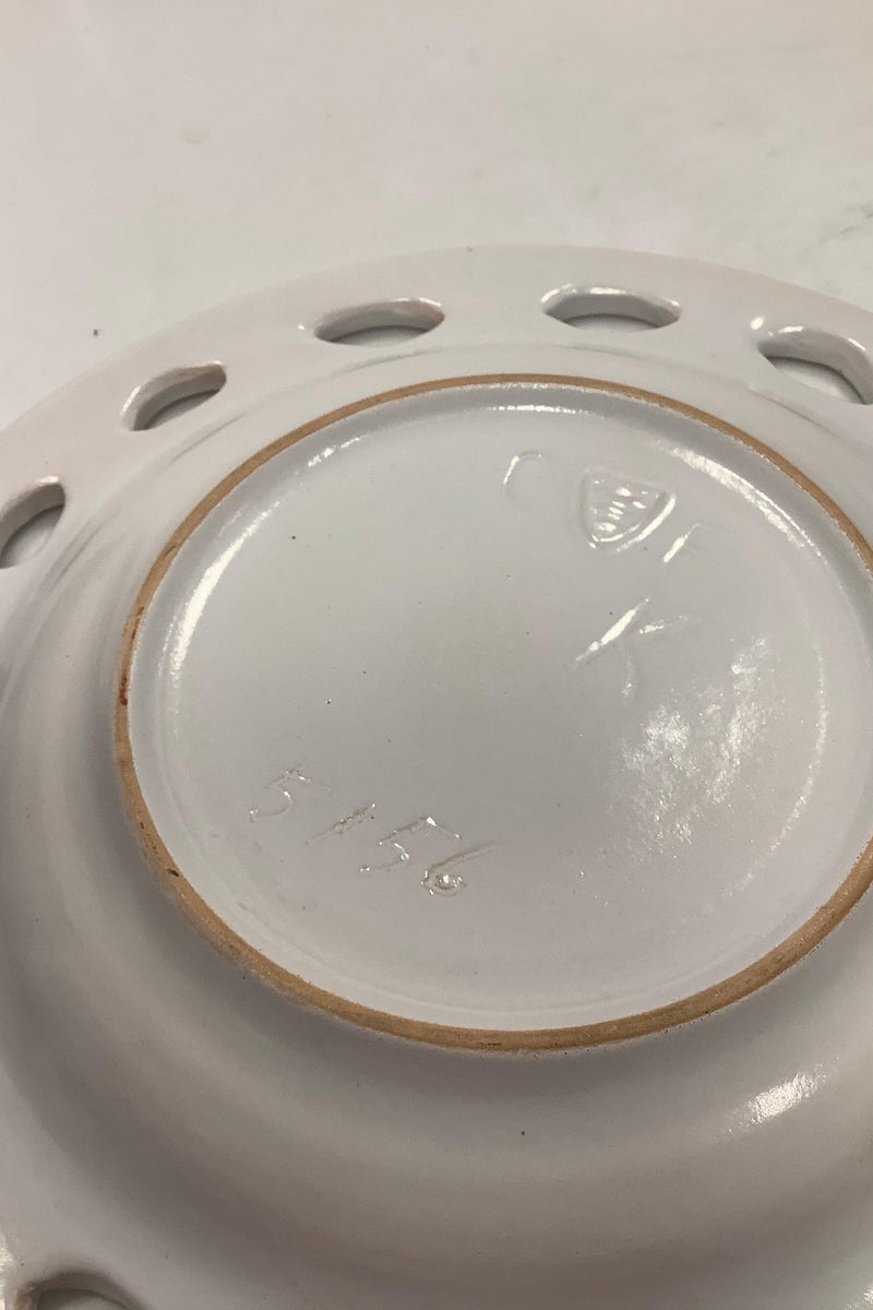 Michael Andersen og Søn Stort Glaseret Keramik Fad af Kvinde og Svane No 5156