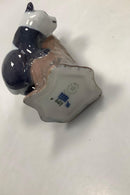 Royal Copenhagen Figur Panda på træstub No. 664