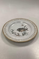 Royal Copenhagen Privately painted Flora Danica Fish plate No 3549