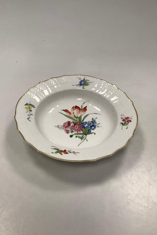 Antik Royal Copenhagen Let Saksisk Dybtallerken