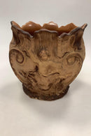 Soeholm flowerpot cover in Earthenware with Sea Horses and Putti Bornholm