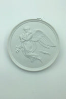 Thorvaldsen bisquit plate Royal Copenhagen "Night" No. 123 19th century