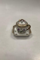 Royal Copenhagen Privat gemalt Flora Danica Creme Tasse Nr. 3514