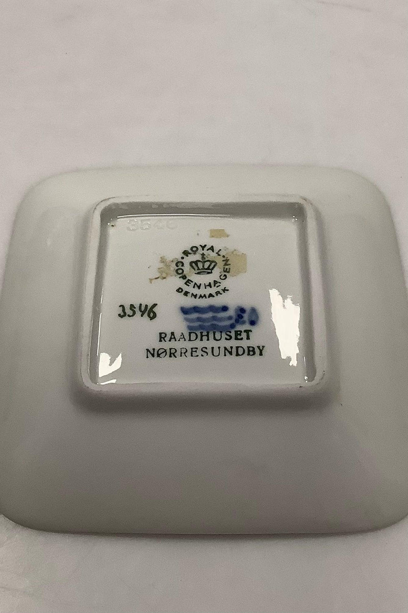 Royal Copenhagen Skål og askebæger Raadhuset Nørresundby No 3546