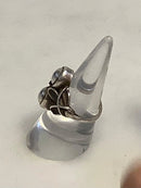 Georg Jensen Sterling Sølv Ring  No 48, To sølvsten