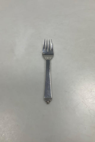 Georg Jensen Pyramid EPNS Silver Plated Fish Fork