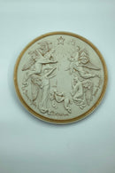 Stephen Sinding: Bing og Grøndahl bisquit platter "Et Barn er født i Bethlehem"