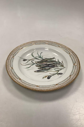 Royal Copenhagen Privatmalet Flora Danica Fisketallerken No 3549