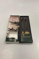 Georg Jensen Christmas Classics Lyseholder - Kravlenisse og Juletræ på kælk 2005