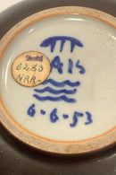 Unika Royal Copenhagen Stentøjsskål af Jais Nielsen fra 6 Juni 1953