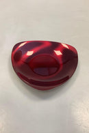 丹麦红色三面体不锈钢碗