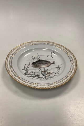 Royal Copenhagen Privatmalet Flora Danica Fisketallerken No 3549