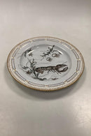 Royal Copenhagen Privatmalet Flora Danica Fisketallerken No 3549