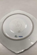 Royal Copenhagen Blaue geriffelte Untertasse Nr. 463