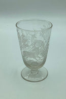 Toddy-Glas aus der Glashütte Kastrup: Glas mit Hirschmotiv um 1910