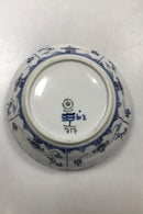 皇家哥本哈根蓝色凹槽半花边碗 No 717