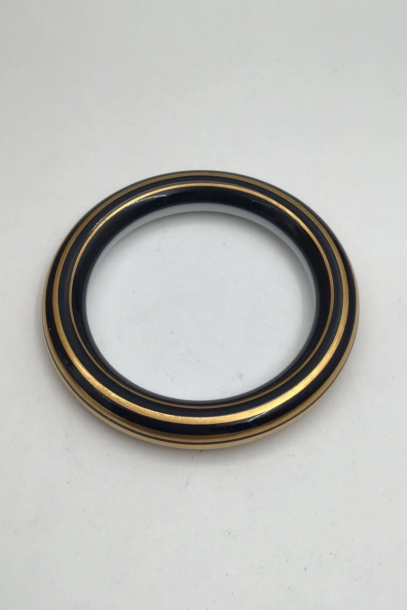 Royal Copenhagen Porcelæn Armring Sort / Guld
