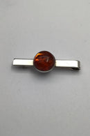 Niels Erik From Sterling Sølv Slipsenål / Pengeclip (Rav)