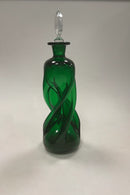 Holmegaard Green Kluk Carafe turned