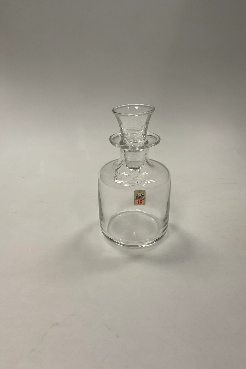 Holmegaard Karaffel i klart glas Proppen er også et glas