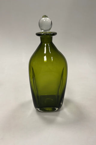 Holmegaard Green Glass Decanter with Lid