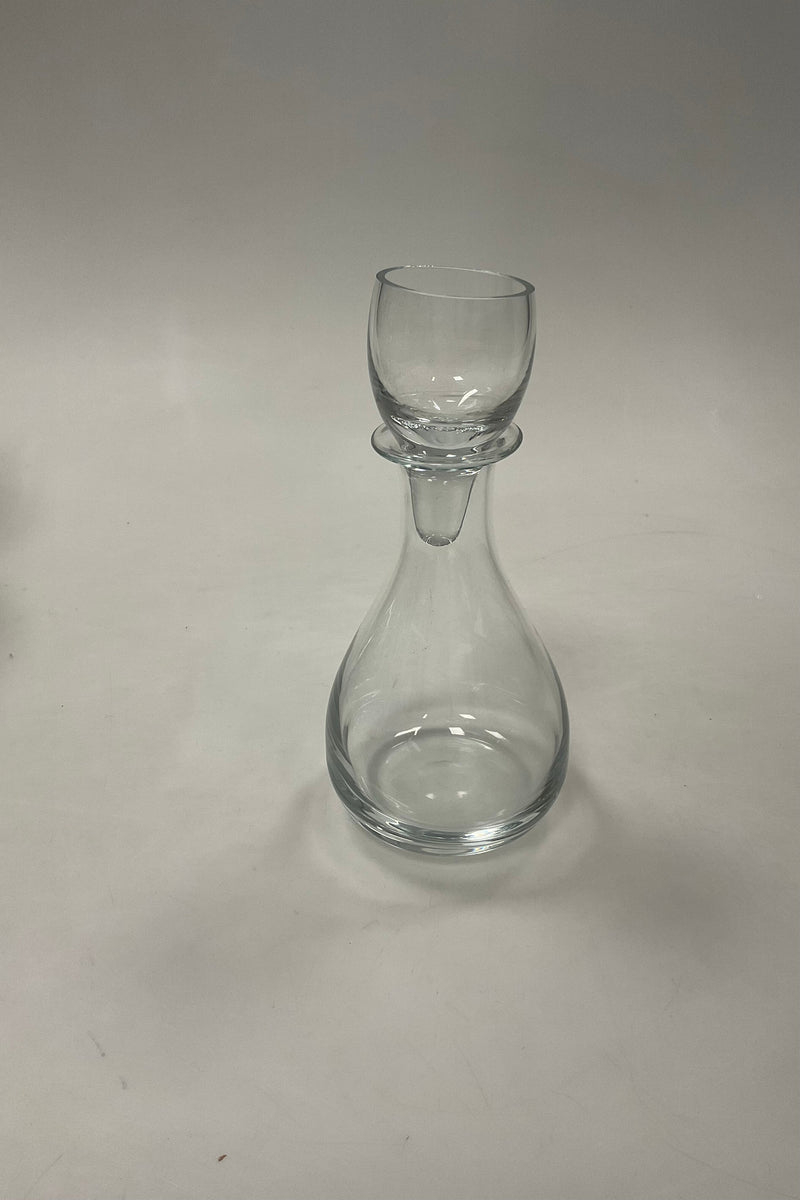 Holmegaard Karaffel i klart glas Proppen er også et glas