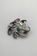 John V Rørvig Sterling Sølv Broche