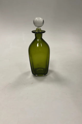 Holmegaard Green Glass Decanter with Lid