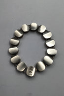 Georg Jensen Sterling Sølv Armlænke No. 124 (Nanna Ditzel)